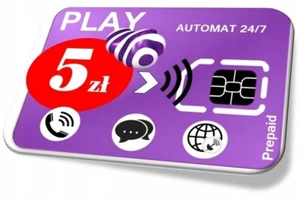 Doładowanie Play 5 zł PLN AUTOMAT 24/7 PL WYSYŁKA W 2 MINUTY✅ - Zdjęcie 1 z 3