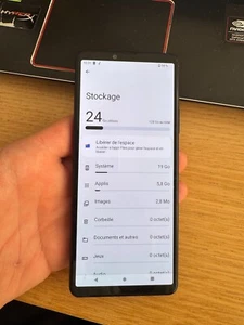 Sony Xperia 10 III 5G noir 128 go double sim assez bon état - Photo 1/5