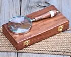 RII Personalized Gift Magnifying Glass with Engraved Hardwood Box-Unique Gift