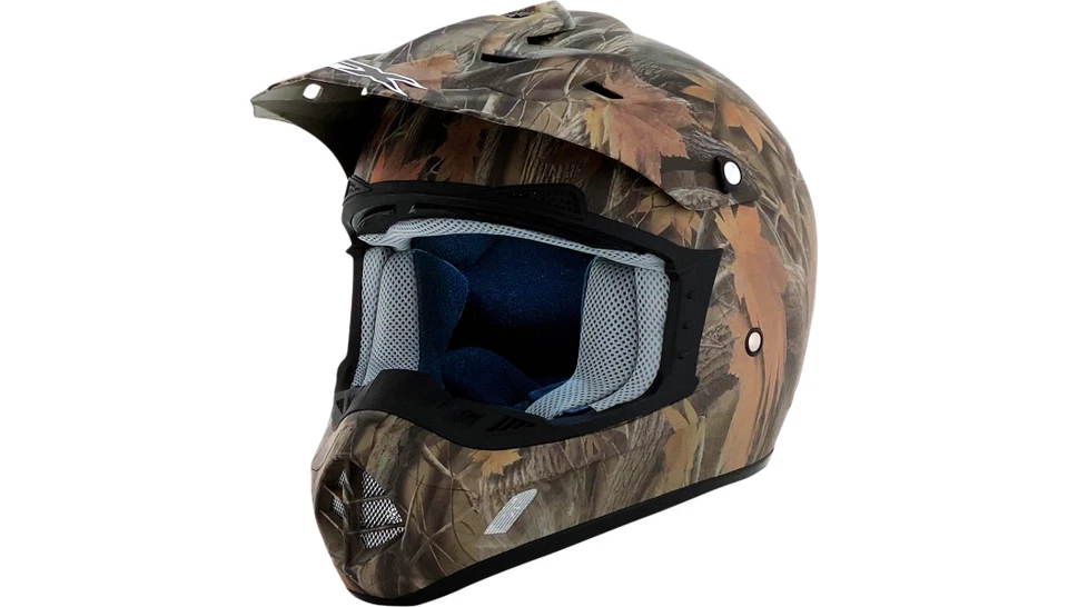 NUEVO AFX 0110-2597 FX-17 Casco Camuflado - Madera Camuflaje - 4XL - MOTOCICLETA/OFFROAD/ATV Foto 1 de 2