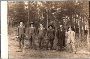 RPPC Men 1911 Bloomfield, Wisconsin cartolina d'epoca JC3 - Foto 1 di 2
