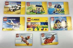 LEGO Creator and Classic Instructions Booklets Manuals Directions Lot of 8 - Bild 1 von 11