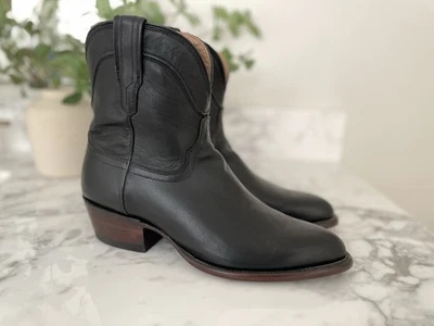 NUEVO Tecovas The Penny Western Botines Mujer Talla 9 Negro $398 Foto 1 de 4