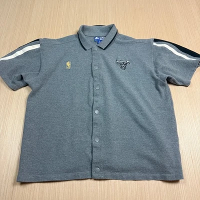 Camisa Polo Starter Años 90 De Colección Chicago Bulls Calentamiento Tiro XL Logo Dorado NBA Foto 1 de 4