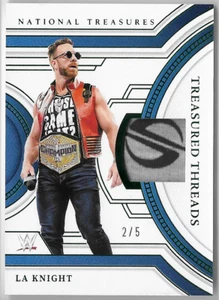 LA KNIGHT 2024 PANINI NATIONAL TREASURES LOGO PATCH CARD #2/5! - Picture 1 of 1