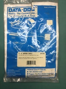 Cable módem DATA DOC - 6' AT - #71761 - Conectores DB - 9 pines / 25 pines - Nuevo en caja - Imagen 1 de 2