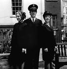 Captain Peter Dalziel And His Wife In St Brides Churchyard Le  1970 Old Photo