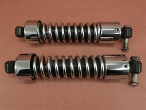 2000-2005 Harley Sportster XL883 Custom XL 883 Chrome Rear Shock Absorbers - Picture 1 of 8