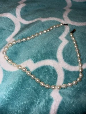 "Collar Tiffany & Co. de plata de ley 925 perlas 16""" Foto 1 de 3