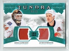 11-12 UD Artifacts Tundra Tandems  Kiprusoff--Bouwmeester  /50  Dual Patches