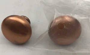 2~ Belwith FKI Hardware Period Satin Copper 1 1/4" Cabinet Knobs - Picture 1 of 9