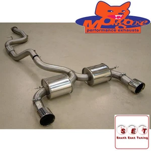 Mongoose Ford Focus RS MK2 Section 59 Cat Back Exhaust 3" - Picture 1 of 1