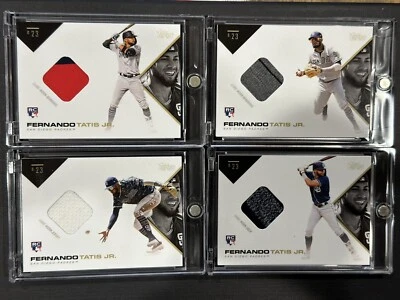 2019 Topps X Tatis Jr. 0.23 Game-Worn Armband, Jersey, Headband & Sock! ALL 4! - Image 1 of 4