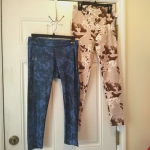 1 Vera Wang(NWT) &1 Underarmor size S ankle Leggings/capri athletic pants J763 - Picture 1 of 7