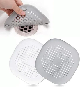2 Pcs Silicone Drain Protector with Sucker, Sink Strainer Protector - Picture 1 of 7