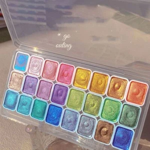 Shine Pearlescent Glitter Watercolor Paints - Picture 1 of 17