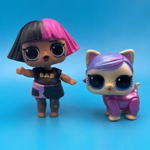 LOL Surprise Doll And Pet METAL BABE And Super Kitty Movie Magic - Picture 1 of 7