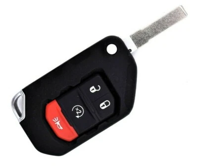 OEM Unlocked Jeep 68292944 Keyless Remote Smart Flip Key Fob OHT1130261 - Image 1 of 4