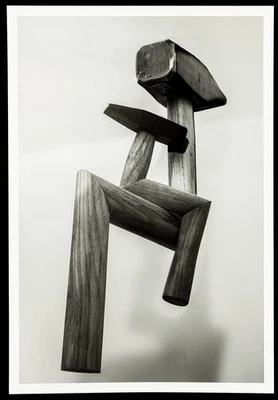 "Breastfeeding hammer" Fotografie/Inkjet print Peter PUKLUS (*1980) handsigniert - Bild 1 von 2