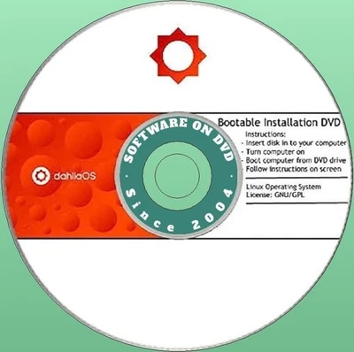 Latest New Release Dahlia OS Linux Operating System for PC on DVD - Image 1 of 4