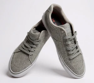 Levis New Mens Sneaker Faded Black Low Cut Oxford Size US 11M Lace Up 51035401G1 - Picture 1 of 12