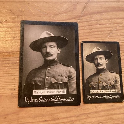 Ogden’s Guinea Gold Cigarette Card - Robert Baden-Powell x2 - Image 1 of 4