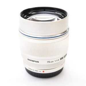OLYMPUS M. ZUIKO DIGITAL ED 75mm F/1.8 Silver #162 - Picture 1 of 12