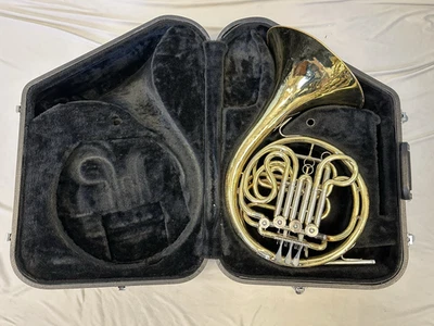 ¡CALIDAD! JUPITER JHR 852 DOBLE CUERNO FRANCÉS + ESTUCHE ORIGINAL Foto 1 de 4