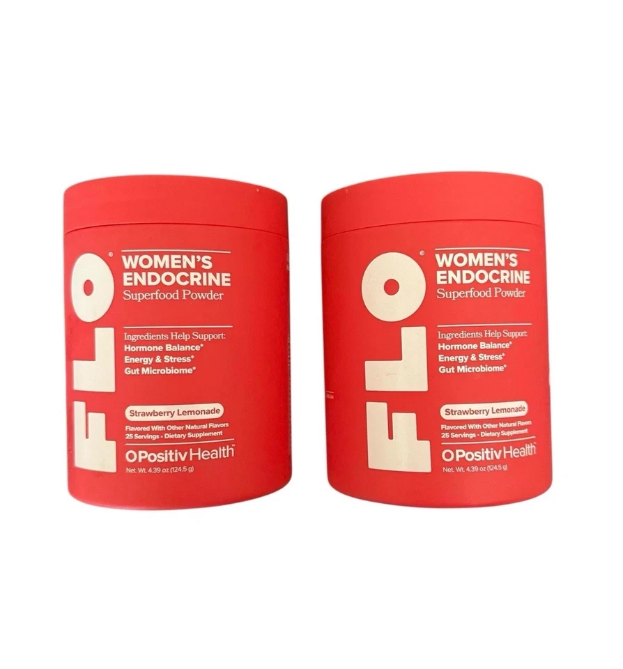 FLO Women’s Endocrine Superfood Powder O Positiv 4.39oz Hormone balance