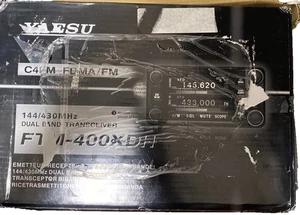 Émetteur-récepteur numérique/analogique double bande 144/430 MHz YAESU FTM-400XDH 20Wt neuf dans sa boîte - Photo 1/4