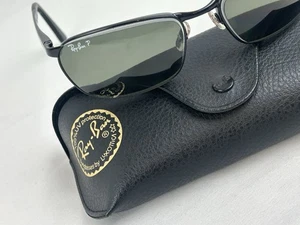 Ray Ban Brille,, RB 3534 002, 59-17-135, 3N, Schwarz, Gestell Polaroid Gläser - Bild 1 von 19