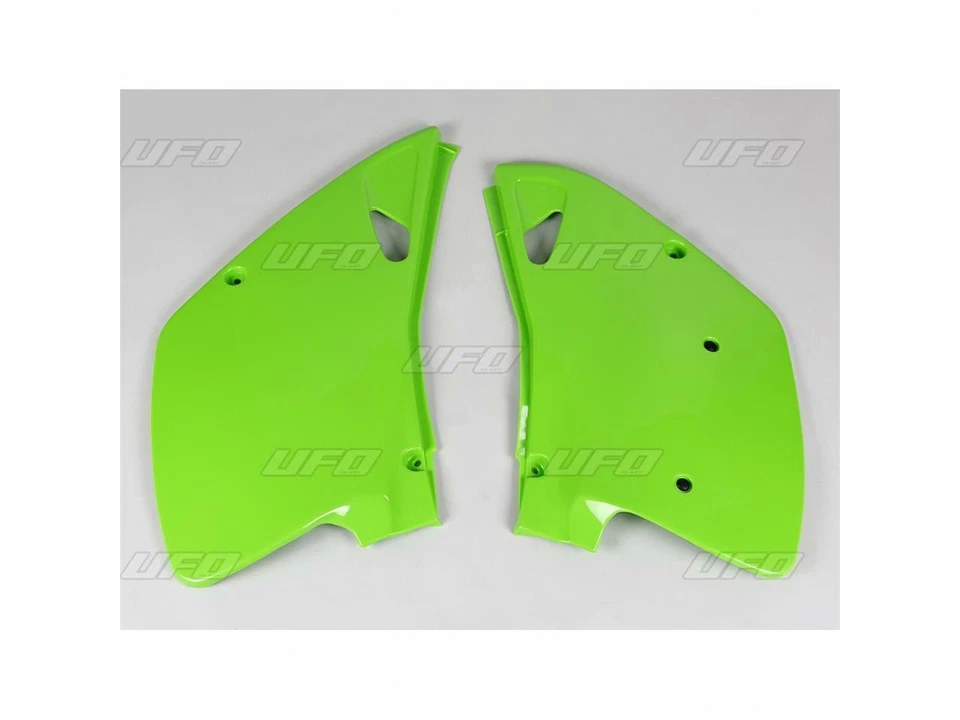Plaques numéro latérales UFO vert motocross KAWASAKI KX125/250 1992 - 1993 - Photo 1/1