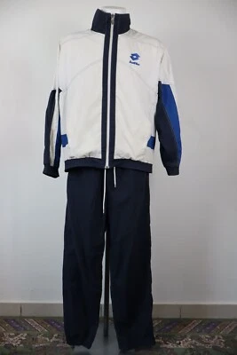 LOTTO BORIS BECKER TUTA COMPLETO TG L TRACKSUIT JACKET GIACCA PANTS UOMO SPORT - Imagen 1 de 4