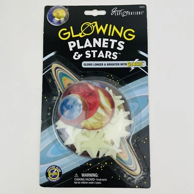 Planetas y estrellas brillantes decoración de techo o pared 30 piezas NUEVO Foto 1 de 4