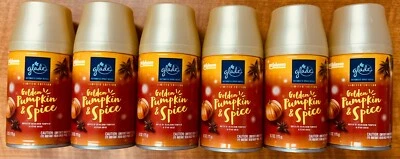 6 Glade Automatic Spray Refills Golden Pumpkin Spice 6.2oz Limited Ed Star Anise - Image 1 of 2