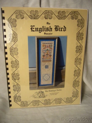 The English Bird Sampler Nostalgic Needle Patten Booklet Sharon Cohen 1992 - Image 1 of 3