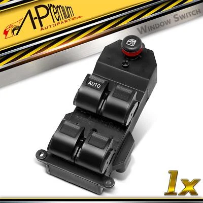 A-Premium Power Window Switch 5 Button Front Left for Honda Civic 2001-2005 CR-V - Image 1 of 4