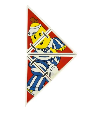 De colección 1995 Tomy Bananas En Pijama Imagen Juego Puzzle Bloques Juguete Foto 1 de 4