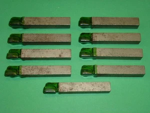 NOS! (9) VR/WESSON AR-7, 2A5 TOOL BITS, CARBIDE TIPPED, 7/16" x 7/16" x 3" - Picture 1 of 3
