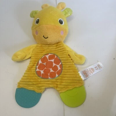 Bright Starts Baby Giraffe Lovey Teething Toy 11” Crinkles - Image 1 of 4