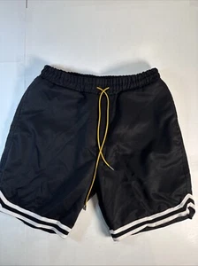MNMI mittelschwere schwarz-weiße Herrenshorts M mit Kordelzug - Bild 1 von 6