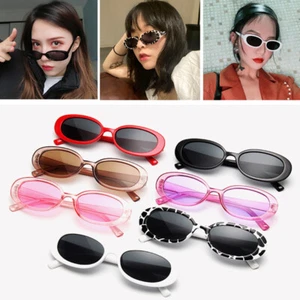 Retro Sunglasses Small Oval Frame Glasses Fashion Shades Polarized Eyewear UV400 - Picture 1 of 20