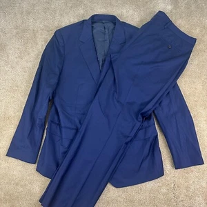 Bonobos Vitale Barberis Mens Suit 44R Wool cashmere Blazer Jacket 39x31 Pants - Picture 1 of 23