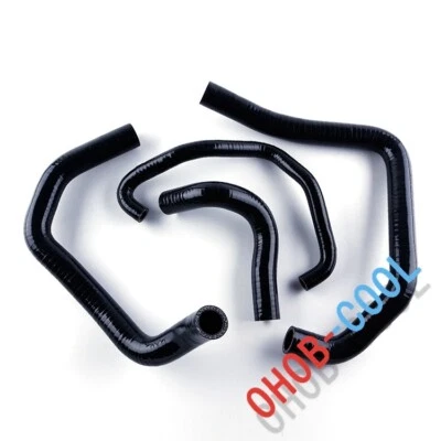 Black Silicone Radiator Hose Kits For 2005 2006 Kawasaki Ninja ZX6R ZX-6R ZX636C - Image 1 of 4