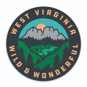 West Virginia Wild & Wonderful Sticker Decal - Picture 1 of 2