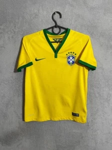 Brazil Team Jersey Home football shirt 2014 - 2016 Nike Young Size M 10-12YRS - Picture 1 of 12