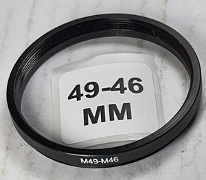 49-46mm Step-Down Lens Filter Adapter Ring 49 mm to 46mm 49mm-46mm E-49-E46 - Picture 1 of 12