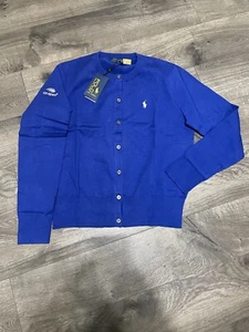 Polo Ralph Lauren US Open Tennis Cardigan Sweater Women’s Size S NWT MSRP $128 - Picture 1 of 7