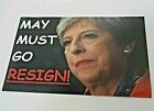 A Small Sticker ~ May Must Go Resign