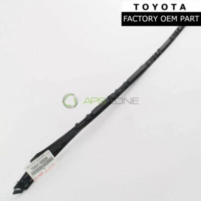 GENUINE LEXUS IS F IS250 IS350 RH FINISH WINDSHIELD SIDE MOULDING OEM 7555153020 - Image 1 of 3